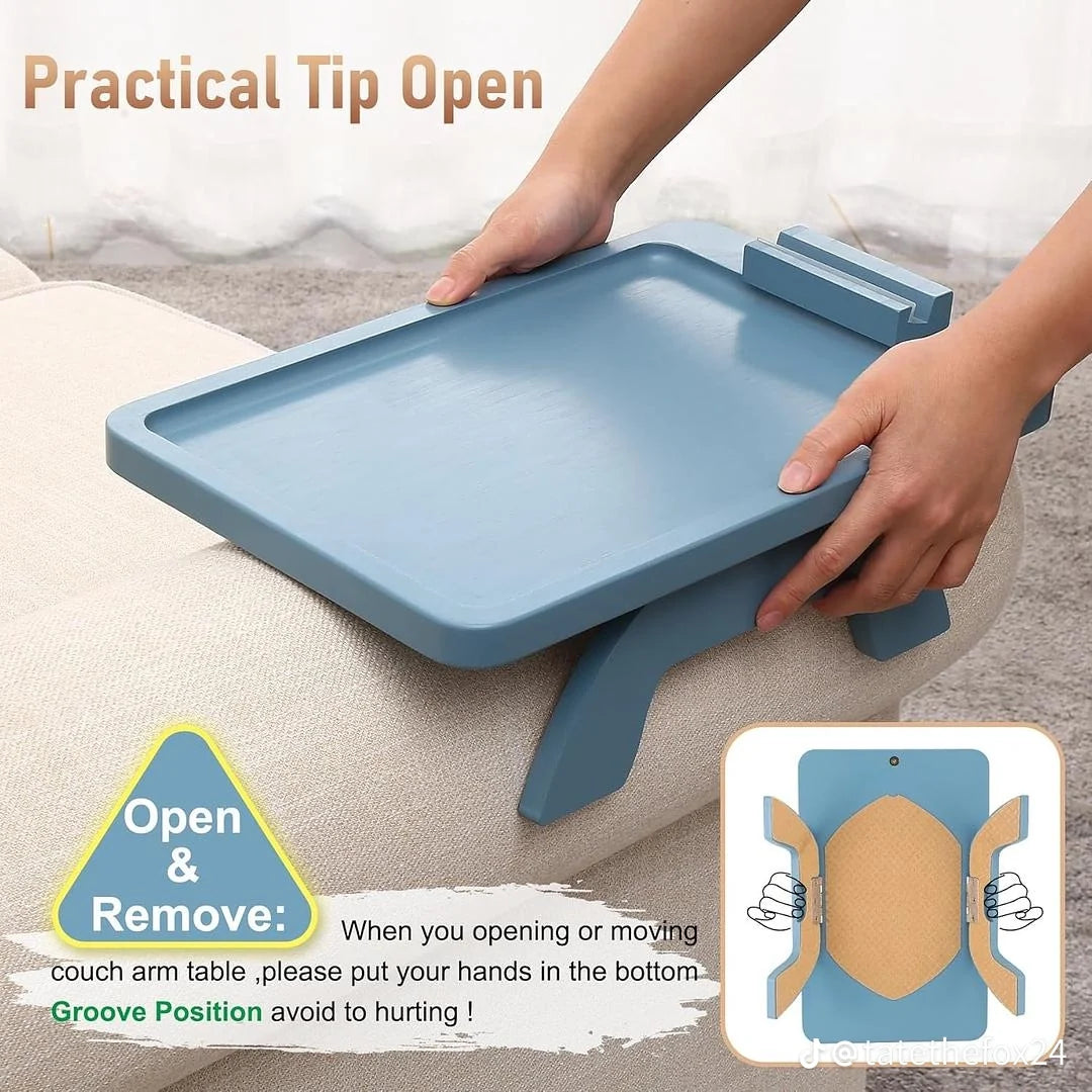 Couch arm tray