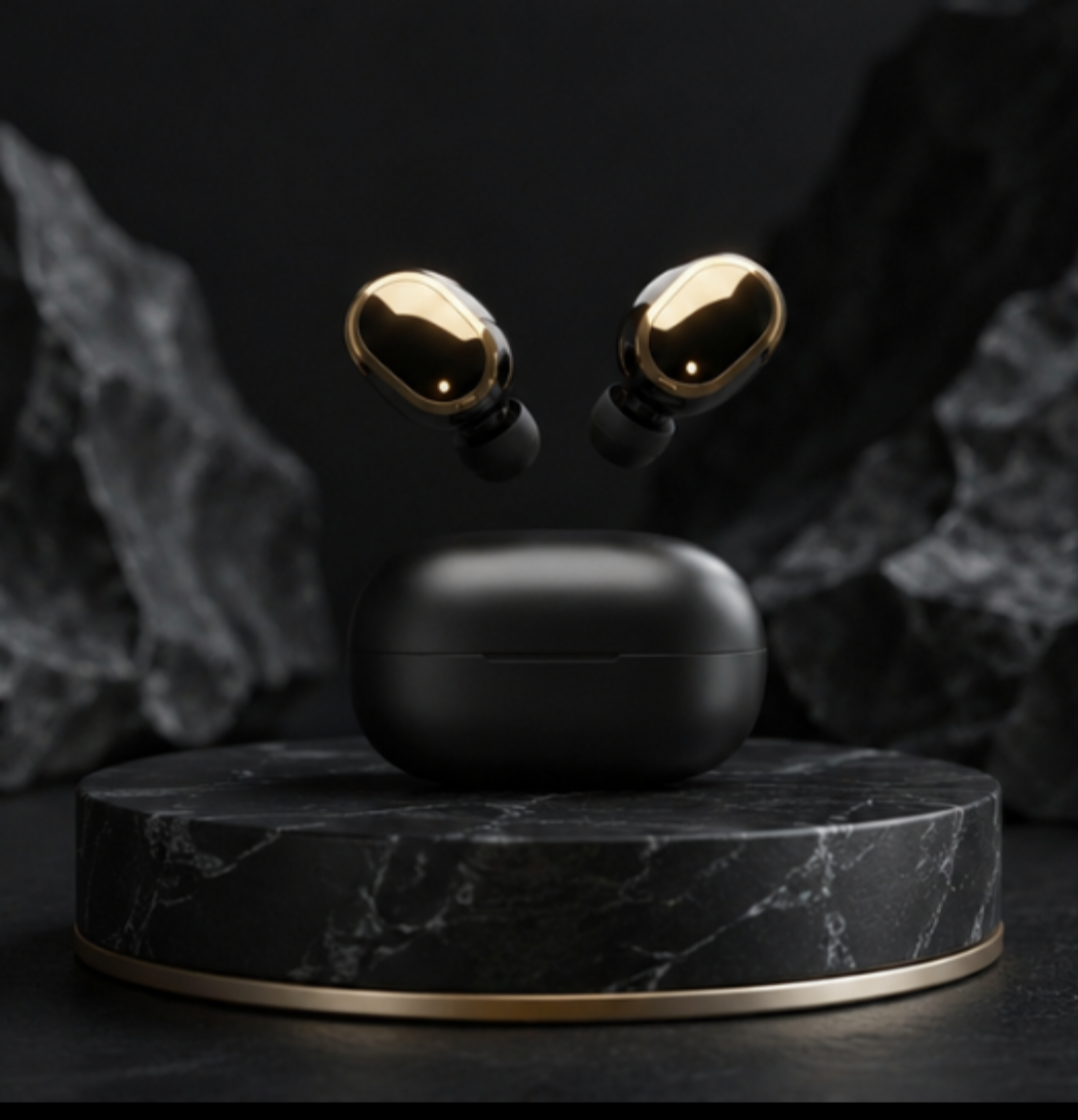 Wireless Bluetooth Earbuds – Touch Control, Long Battery Life, Sweatproof TWS Wireless Earbuds – Deep Bass, Secure Fit, Bluetooth 5.3 AirBuds Pro – True Wireless Earbuds with Charging Case